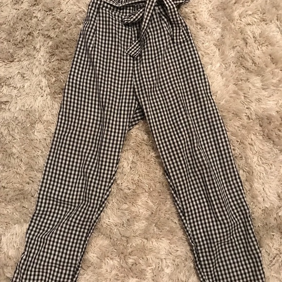 Gingham cropped pants LF ***SOLD ON MER*** - Picture 2 of 3
